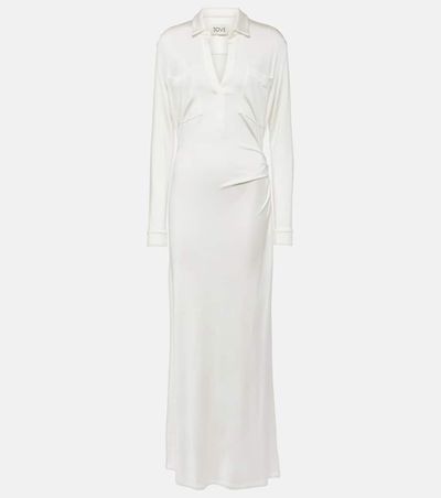 Tove Tove Iana gathered jersey maxi dress