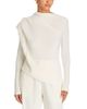 Tove Tove Maevi Silk Asymmetrical Draped Top - 1