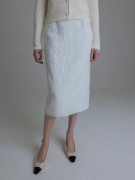 TOWAV ELOISE TEXTURE SKIRT (2colors)