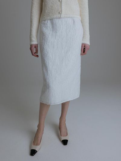 TOWAV ELOISE TEXTURE SKIRT (2colors)