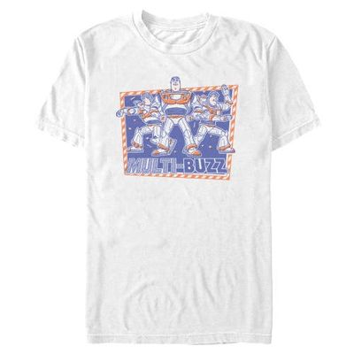Toy Story 5 Mens Toy Story 5 Multi Buzz Frame T Shirt