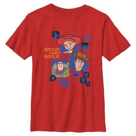 Toy Story 5 Toy Story 5 Boys' Group Chat Goals Graphic Short Sleeve T-Shirt