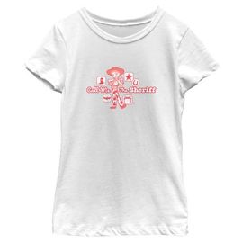 Toy Story 5 Toy Story 5 Girls' Call Me The Sheriff Graphic Short Sleeve T-Shirt