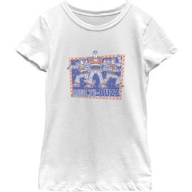 Toy Story 5 Toy Story 5 Girls' Multi Buzz Frame Graphic Short Sleeve T-Shirt