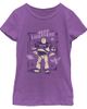 Toy Story 5 Toy Story 5 Girls' Purple Buzz Frame Graphic Short Sleeve T-Shirt - 1