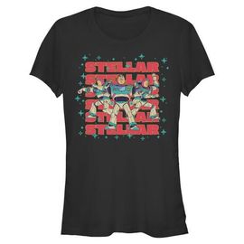 Toy Story 5 Toy Story 5 Junior's Stellar Stars Buzz Short Sleeve Graphic T-Shirt