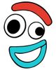 Toy Story Boy's Toy Story Forky Smiling Face T-Shirt - 2