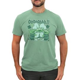 Toy Story Toy Story Men's Alien Clover Bloom Short Sleeve Graphic T-Shirt
