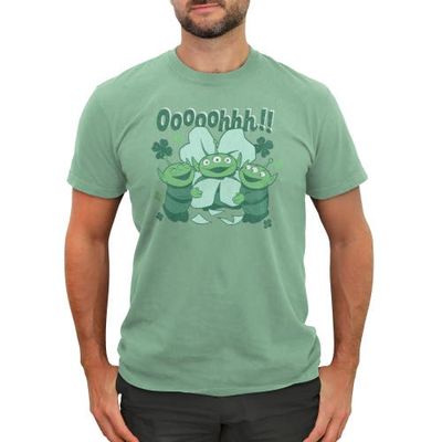 Toy Story Toy Story Men's Alien Clover Bloom Short Sleeve Graphic T-Shirt