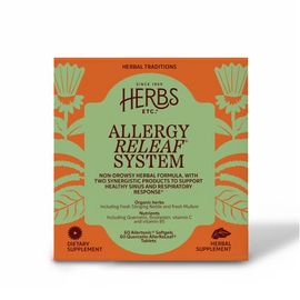 Trace Minerals Trace Minerals Allergy ReLeaf System - Seasonal Discomfort Supplement - Provides Seasonal Support for Sneezing & Itchy Eyes - Supports Sinus Function