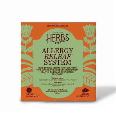 Trace Minerals Trace Minerals Allergy ReLeaf System - Seasonal Discomfort Supplement - Provides Seasonal Support for Sneezing & Itchy Eyes - Supports Sinus Function
