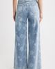Tractr Tractr Floral Print Wide Leg Jeans - 2