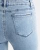 Tractr Tractr Flower Embroidered Flare Leg Hems - 4