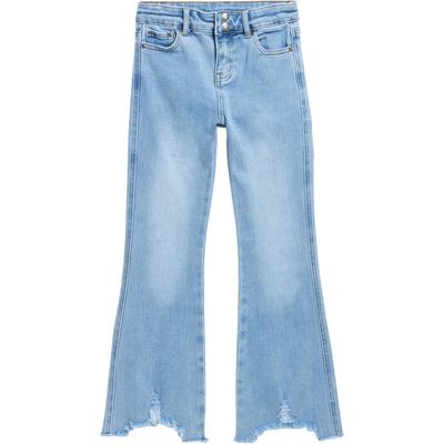 Tractr Tractr Kids' Boho Bitten Hem Flare Leg Jeans