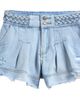 Tractr Tractr Kids' Braid Waist Distressed Shorts - 1