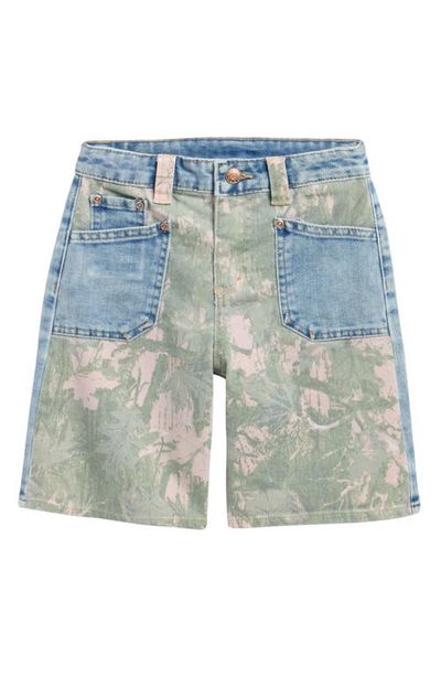 Tractr Tractr Kids' Camo Denim Shorts