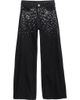 Tractr Tractr Kids' Crystal Blizzard Embellished Wide Leg Jeans - 1