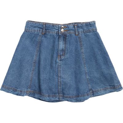 Tractr Tractr Kids' Denim Circle Skirt