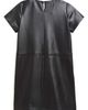 Tractr Tractr Kids' Faux Leather Shift Dress - 2