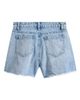 Tractr Tractr Kids' Faux Pearl & Sequin Bow Denim Cutoff Shorts - 2