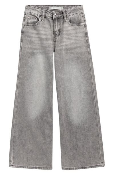 Tractr Tractr Kids' Leopard Star Pocket Wide Leg Jeans