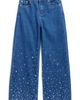 Tractr Tractr Kids' Mixed Rhinestone Wide Leg Jeans - 1
