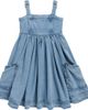 Tractr Tractr Kids' Parachute Chambray Dress - 1