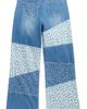 Tractr Tractr Kids' Patchwork Wide Leg Jeans - 2