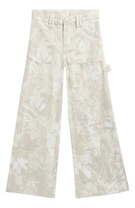 Tractr Tractr Kids' Print Wide Leg Carpenter Jeans