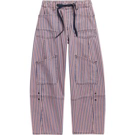 Tractr Tractr Kids' Stripe Barrel Leg Jeans