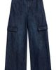 Tractr Tractr Kids' Wide Leg Cargo Jeans - 1