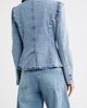 Tractr Tractr Puff Shoulder Denim Blazer - 2