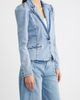 Tractr Tractr Puff Shoulder Denim Blazer - 3