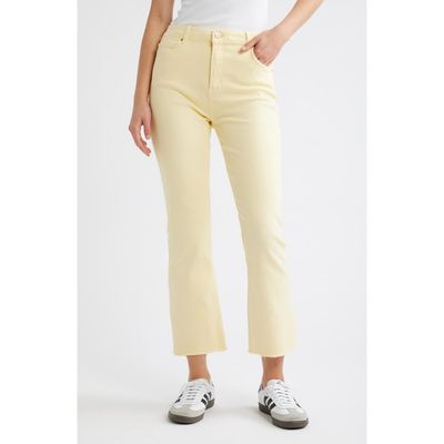 Tractr Tractr Raw Hem Flare Leg Jeans