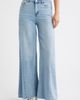Tractr Tractr Raw Hem Wide Leg Jeans - 1