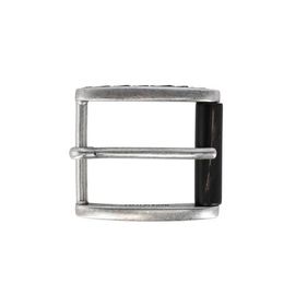 Trafalgar Trafalgar 35mm Italian Brass w Black Stag Horn Roller Harness Belt Buckle