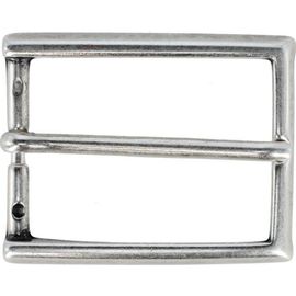 Trafalgar Trafalgar 35mm Italian Classic Rectangular Solid Brass Harness Belt Buckle