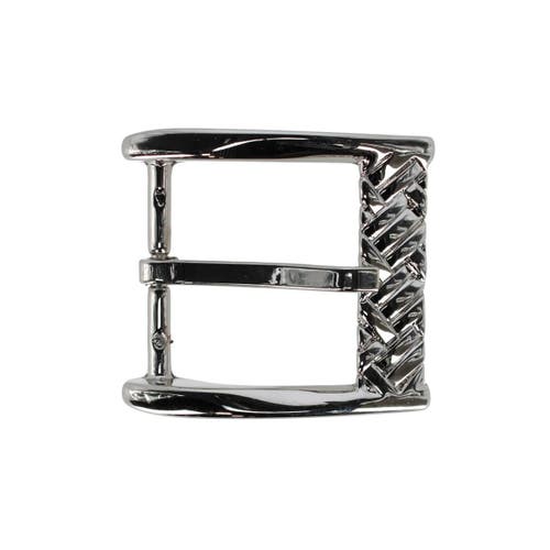Trafalgar Trafalgar 40mm Solid Brass Basketweave Design Italian Harness Belt Buckle