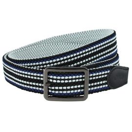 Trafalgar Trafalgar Alejandro Black Stripes and White Reversible Braided 35MM Casual Golf Belt 