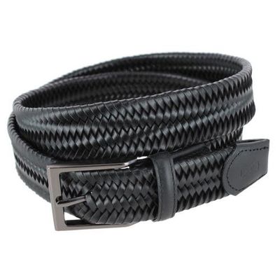 Trafalgar Trafalgar Andres Classic 35MM Leather Stretch Dress Belt