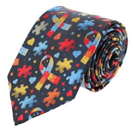 Trafalgar Trafalgar Autism Visibility Novelty Silk Necktie