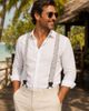 Trafalgar Trafalgar Beach Get A Way Silk Novelty Button End Suspenders (braces) - 5