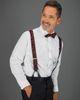 Trafalgar Trafalgar Big & Tall Christian The Romantic Brocade Silk Button End Suspenders (braces) - 4