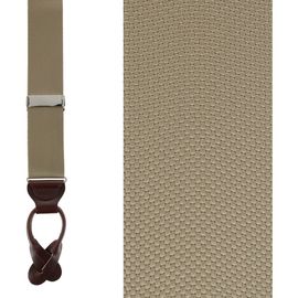 Trafalgar Trafalgar Big & Tall Hudson Solid Button End Suspenders (braces)