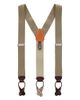 Trafalgar Trafalgar Big & Tall Hudson Solid Button End Suspenders (braces) - 2