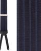 Trafalgar Trafalgar Big & Tall Jefferson Brushed Pinstripe Elastic Formal End Suspenders (braces) - 1