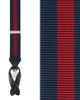 Trafalgar Trafalgar Big & Tall Oliver Stripe Convertible Suspenders (braces) - 1