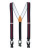 Trafalgar Trafalgar Big & Tall Oliver Stripe Convertible Suspenders (braces) - 2