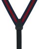 Trafalgar Trafalgar Big & Tall Oliver Stripe Convertible Suspenders (braces) - 3