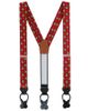 Trafalgar Trafalgar Big And Tall Oh Christmas Tree Novelty Silk Button End Suspenders (braces) - 2